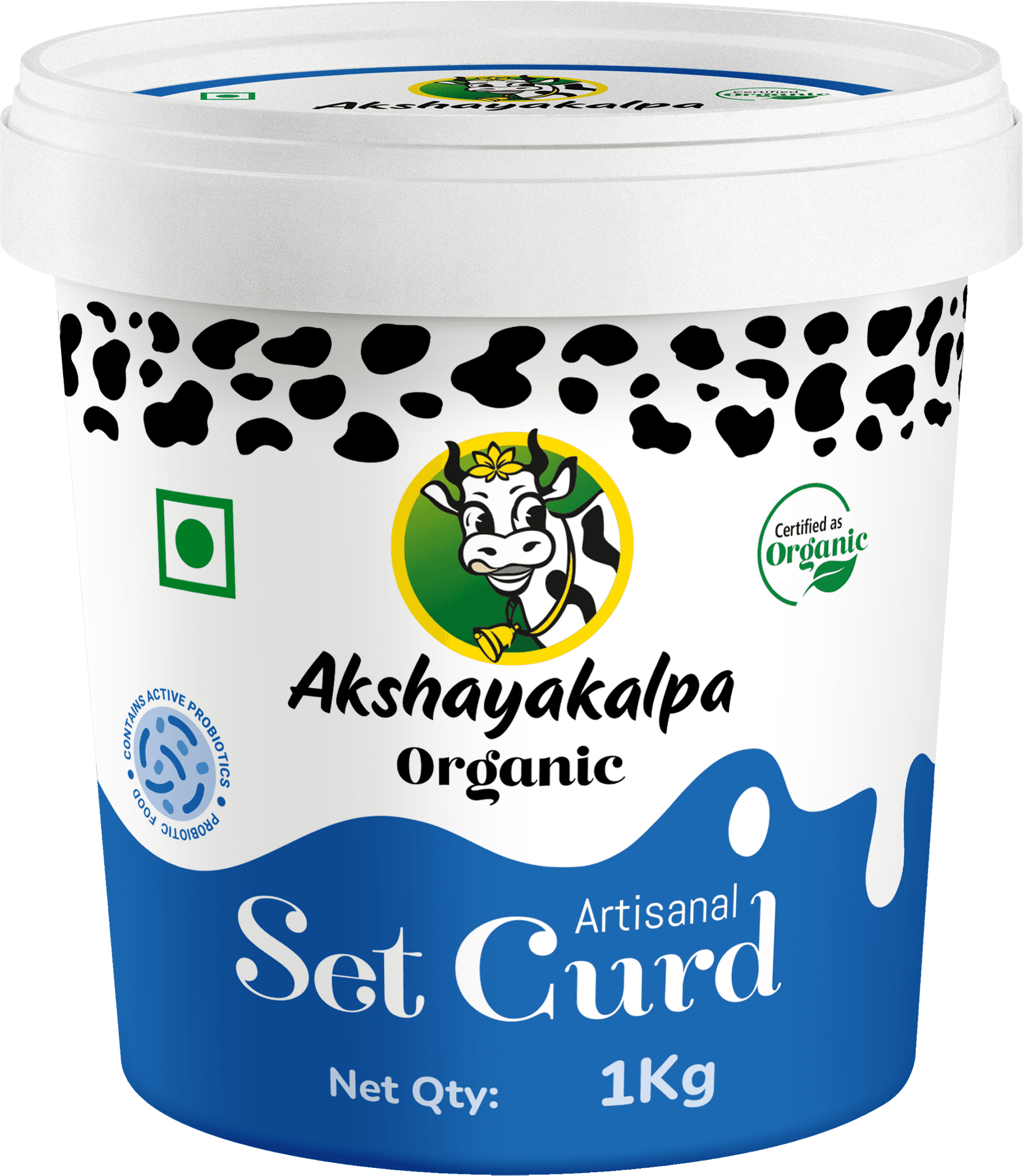 Akshayakalpa Organic Artisanal Organic Set Curd(Tub)