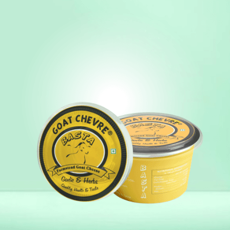 Basta-Goat Chevre Garlic Herbs 100g