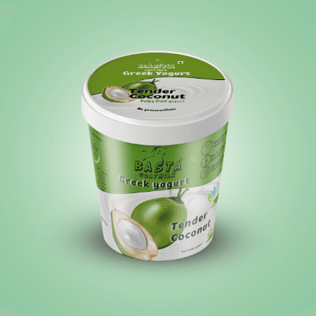Basta-Goat Milk Yogurt Tender Coconut 125g