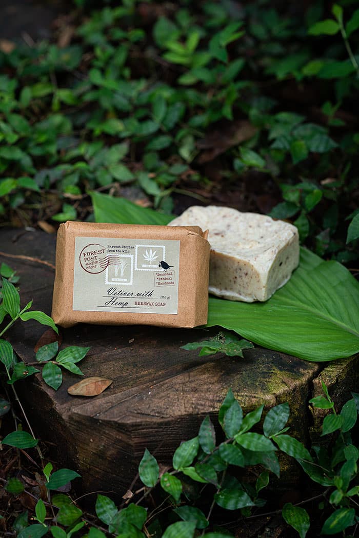 Forest Post Vetiver with Hemp Beeswax Soap 115g