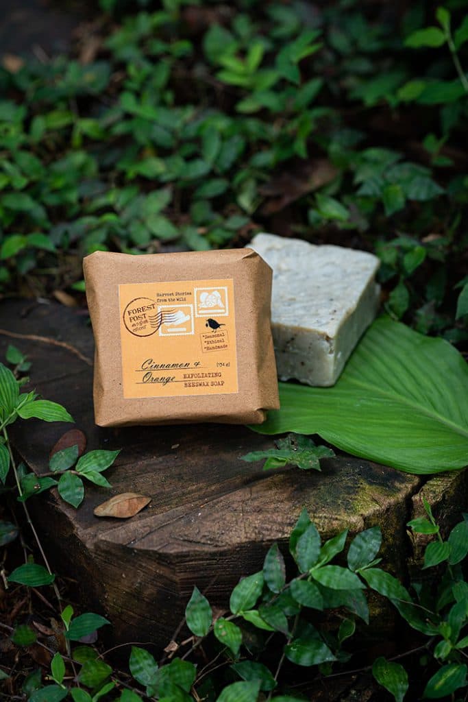 Forest Post Cinnamon & Orange Exfoliating Beeswax Soap 125g