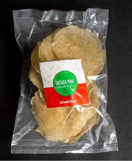 Thotada Mane Home Made Coriander Papad 140g