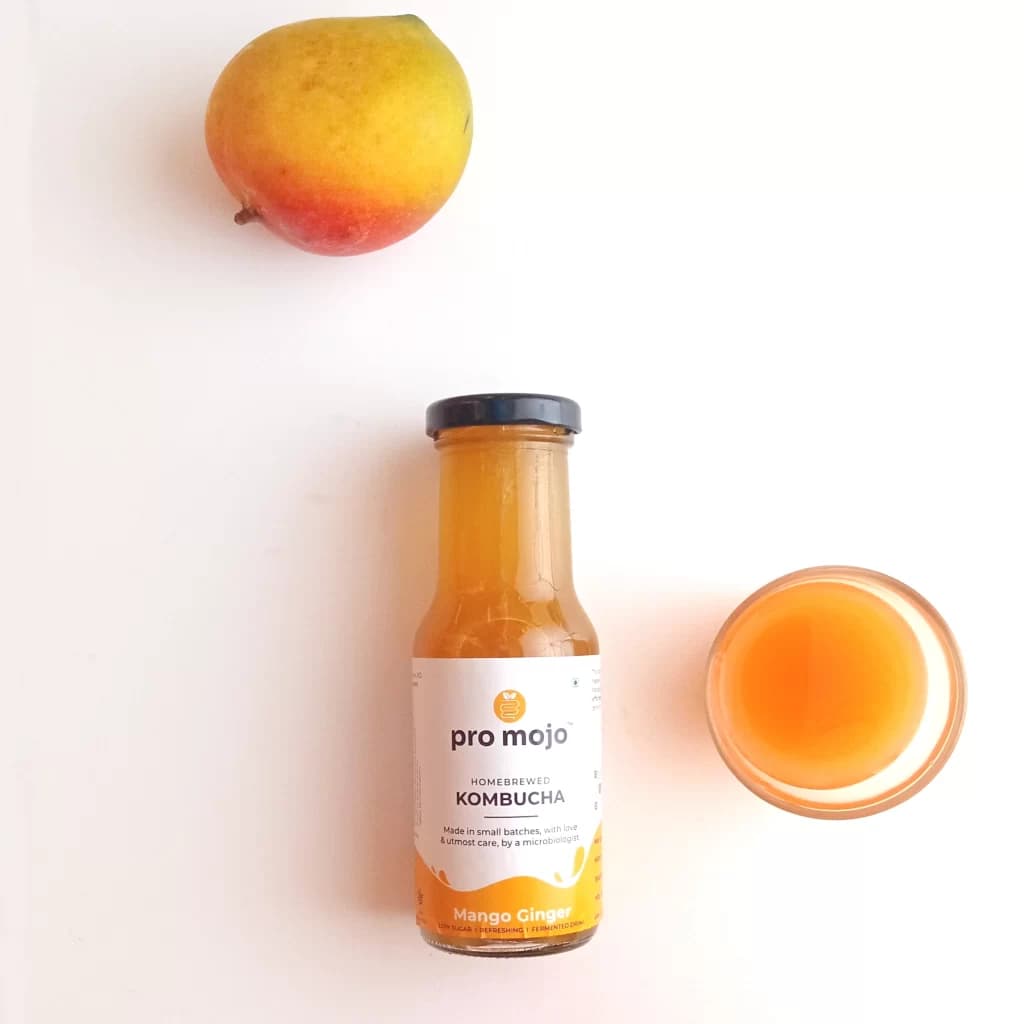 Pro Mojo Mango Ginger Kombucha 200ml