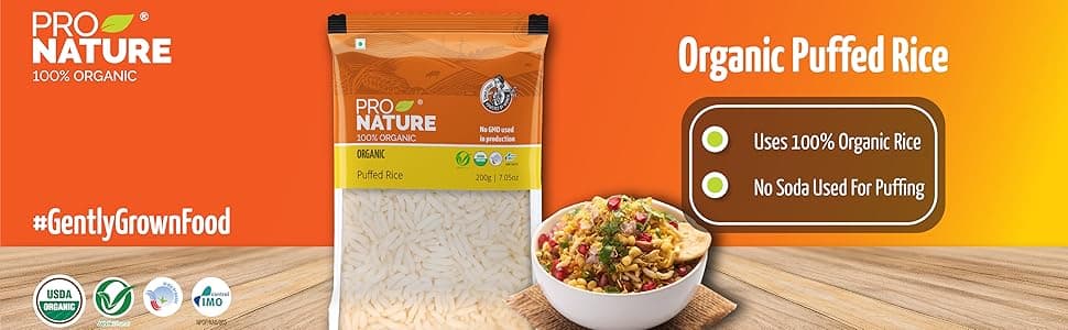 Pro Nature Organic Puffed Rice