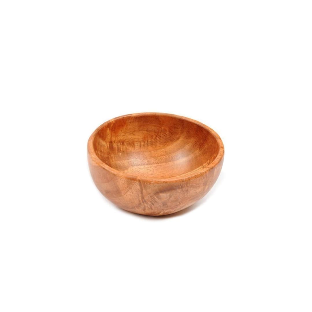 Concious Living Neem Wood 6 Inch Serving Bowl