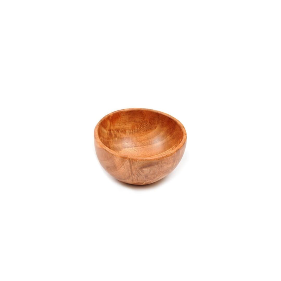 Concious Living Neem Wood 4 Inch Serving Bowl
